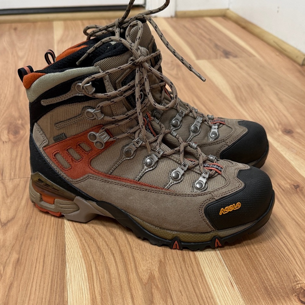 Asolo women Brown and Orange Hiking Boots
